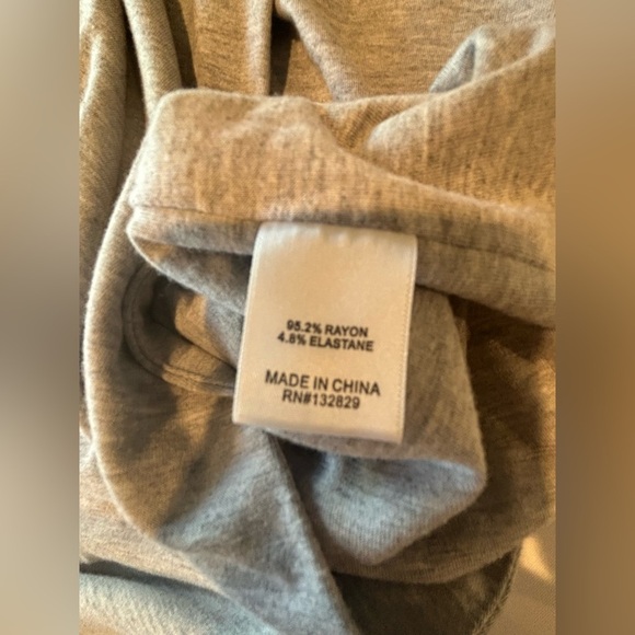 LOVERS + FRIENDS Grey Long Sleeve Bodycon Women’s Dress with Slit Size Small - Picture 10 of 15